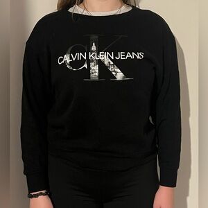 Black Calvin Klein crewneck